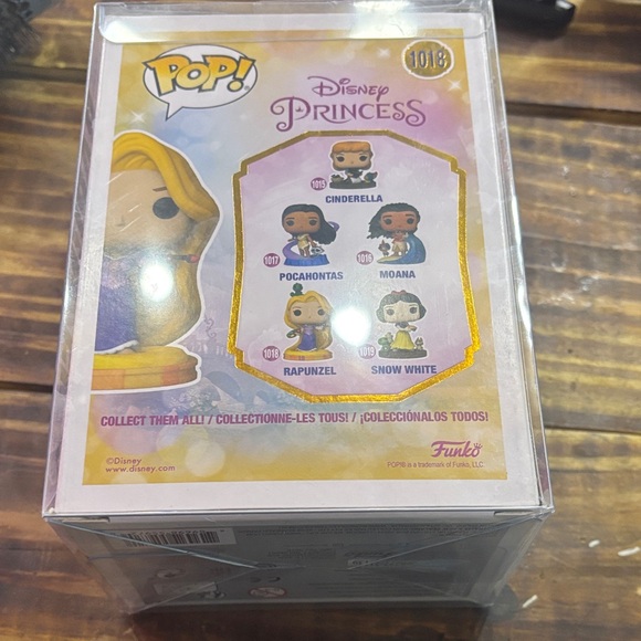 Funko Pop Disney Princess Rapunzel Figure - Blonde and Purple - Picture 2 of 5
